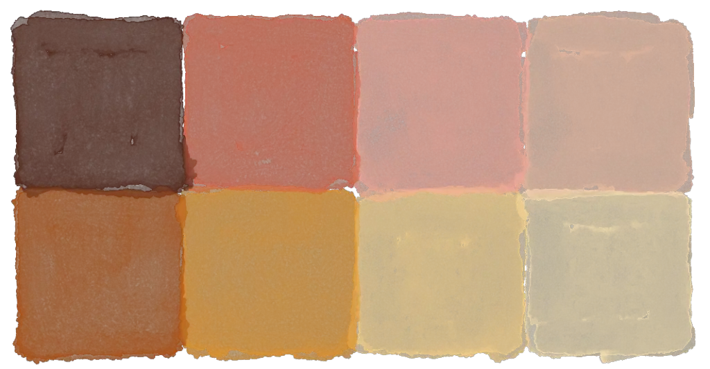 peach colour palette 